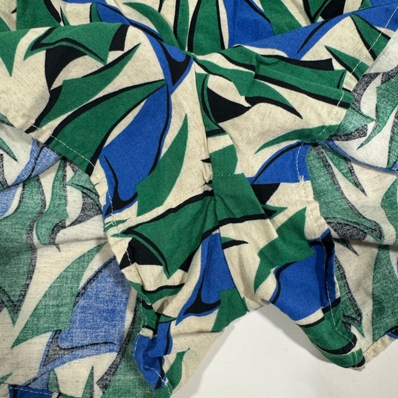 Zara High Waist Blue and Green Shorts Sz XS - Picture 6 of 12